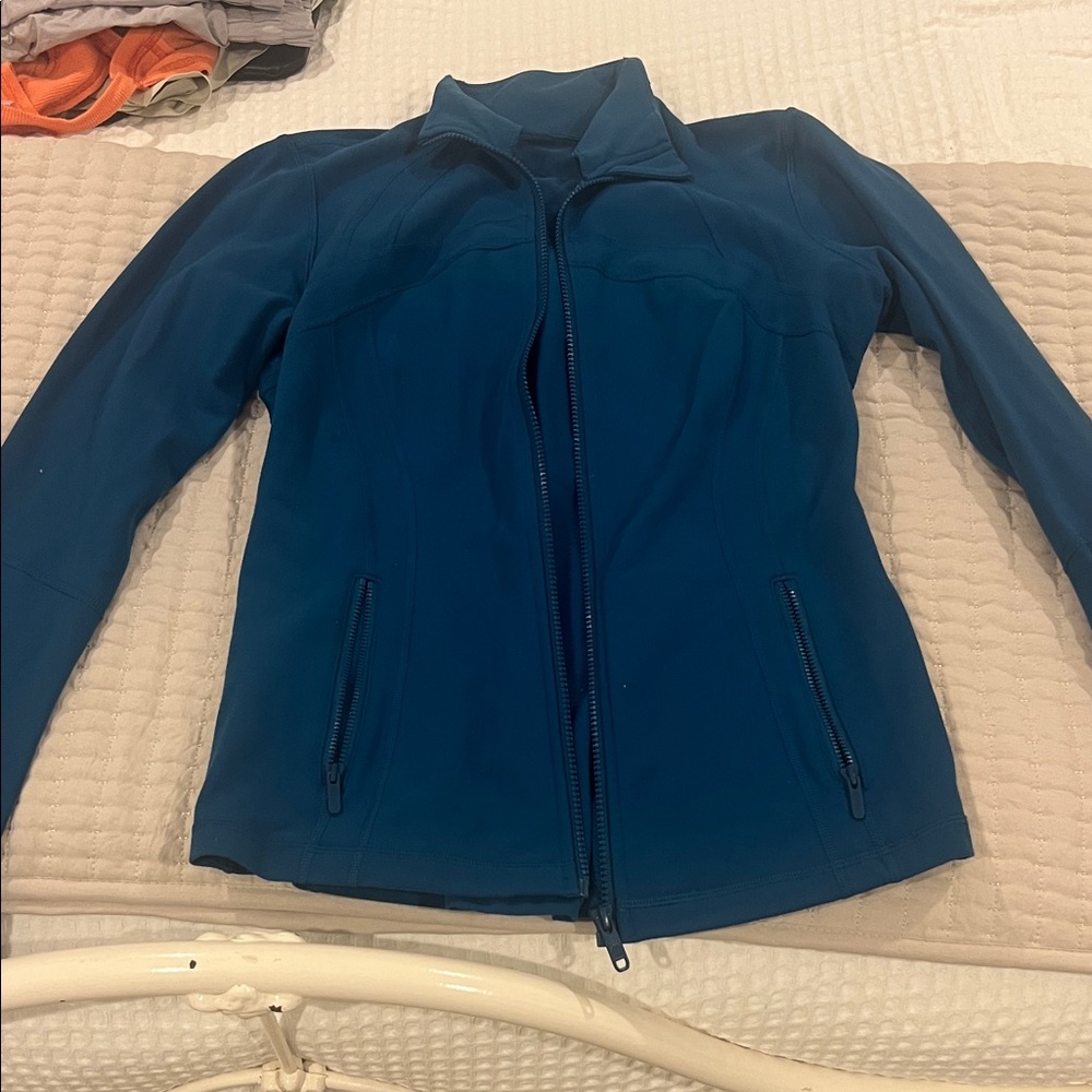 lululemon athletica Teal Full-Zip Varsity Jacket